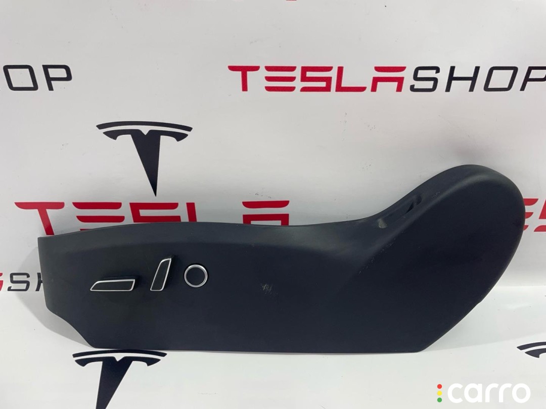 1613547-00-A, 1615684-00-E, 1602357-00-E накладка боковая на сиденье левая Tesla Model X рест 2023г. - фото №1