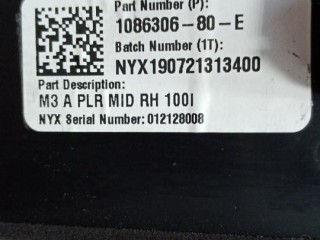 Накладка стойки А, ориг. номер 1086306-80-E, Tesla Model 3 2017-2021
