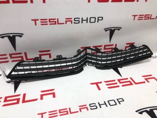 Решётка радиатора бампера переднего, ориг. номер 1050143-00-E, Tesla Model X 2015-2021