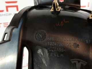 Накладка ремня безопасности стойки С, ориг. номер 1024730-00-B, Tesla Model S 2012-2016