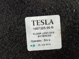 Ковровое покрытие бокса подкапотного, ориг. номер 1007325-00-E, Tesla Model S 2012-2016