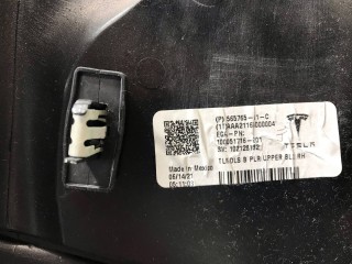 Накладка стойки B, внутренняя, ориг. номер 1000521-91-A, 1565765-01-C, Tesla Model S 2-й рест 2021-2026
