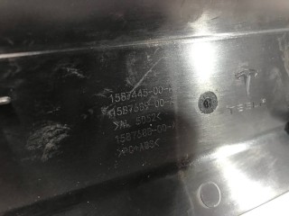 Накладка декоративная порога, ориг. номер 1587445-00-A, Tesla Model S 2-й рест 2021-2026