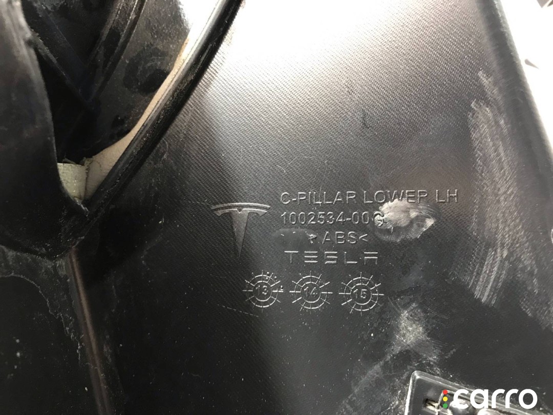 Накладка стойки С Tesla Model S 2012-2016, 1002534-00-H, фото 7