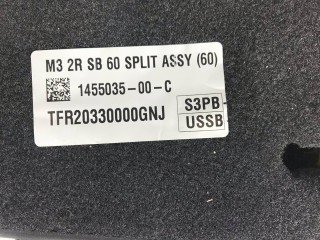 Спинка сиденья 2-го ряда (двойная), ориг. номер 7654328-01-E, 1455035-00-A, Tesla Model 3 2017-2021