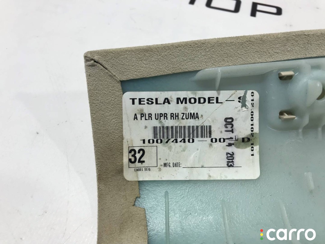 1007440-00-D Накладка стойки А Tesla Model S 2013г. - фото №5