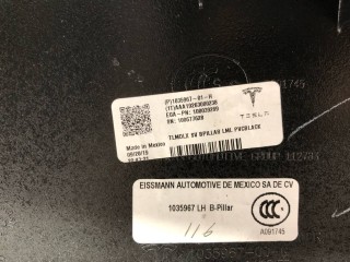 Накладка стойки B, внутренняя, ориг. номер 1053894-00-A, 1035967-00-E, 1035974-00-C, 1052875-00-C, Tesla Model X 2015-2021
