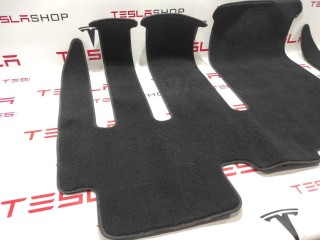 Коврик напольный 2-го ряда сидений, ориг. номер 1632219-00-B, Tesla Model X рест 2021-2026