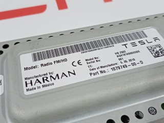Радио FM/HD/XM, ориг. номер 1079749-00-D, Tesla Model 3 2017-2021