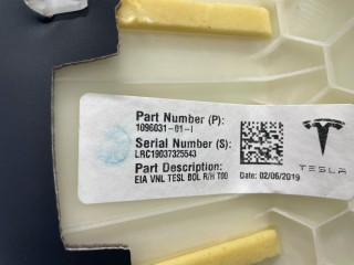 Диван 2-го ряда сидений, ориг. номер 1096031-61-I, 7654332-01-B, 7654336-01-B, 7654328-01-A, 1455036-00-B, 1455035-00-C, 1096027-61-I, 1452806-001-A, Tesla Model 3 2017-2021