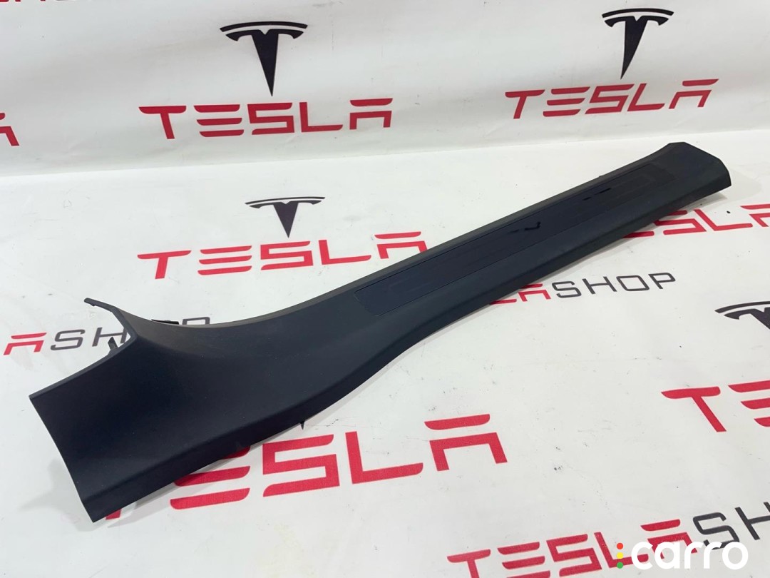 Накладка дверного порога Tesla Model X рест 2021-2026, 1626481-98-B, фото 1