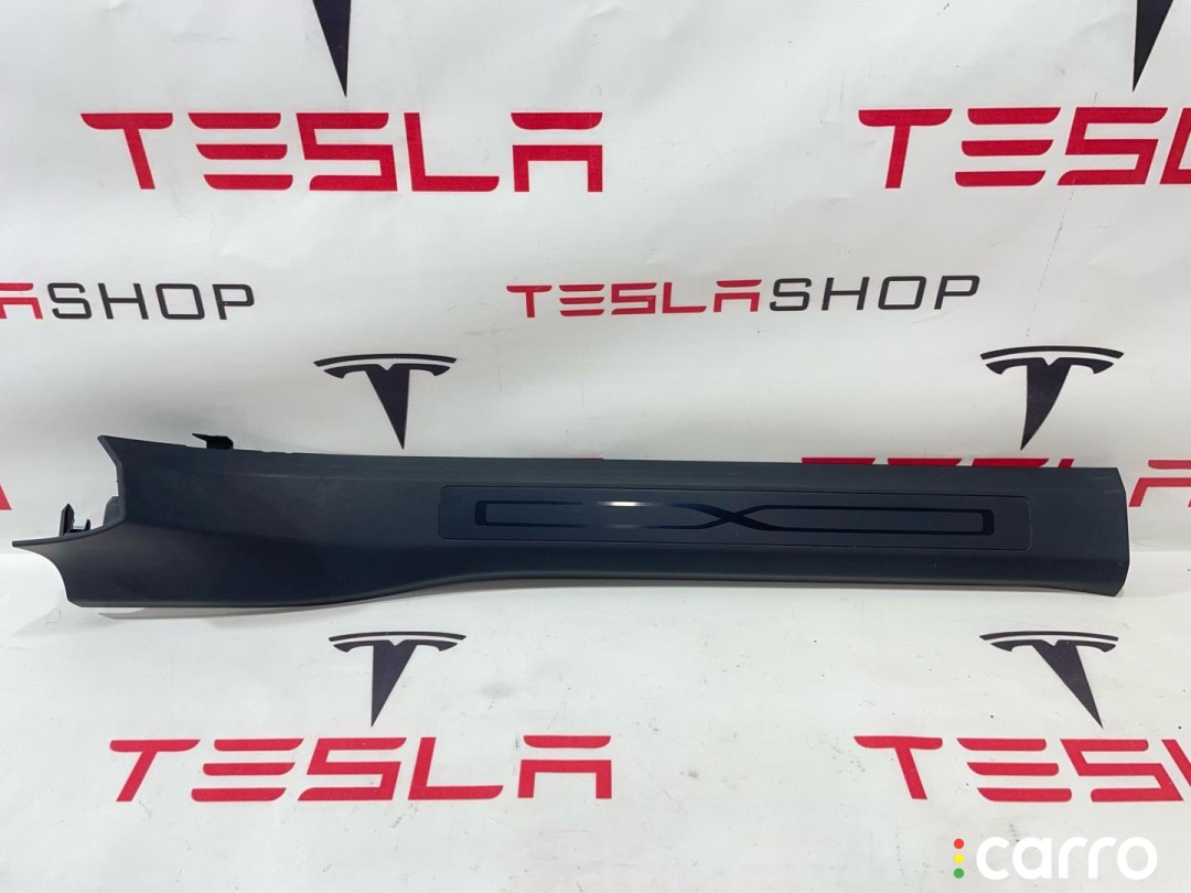 Накладка дверного порога Tesla Model X рест 2021-2026, 1626481-98-B, фото 3