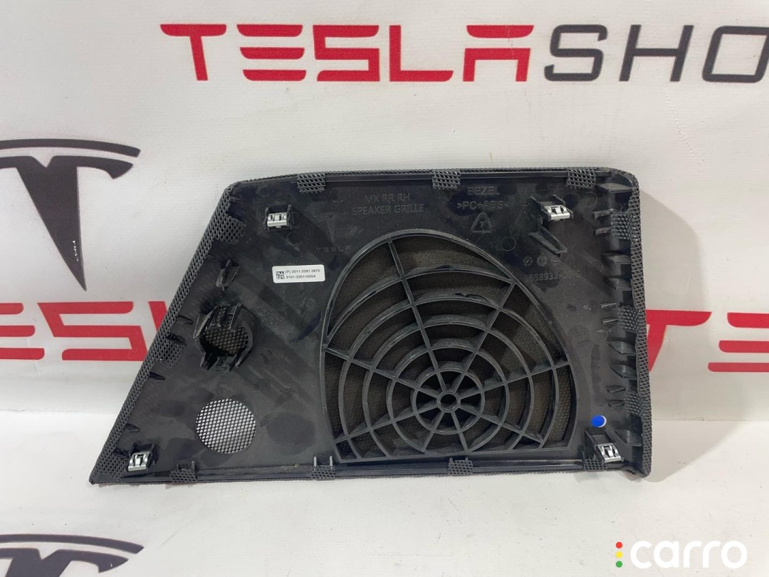 Накладка динамика (сетка) Tesla Model X рест 2021-2026, 1658932-00-D, фото 3
