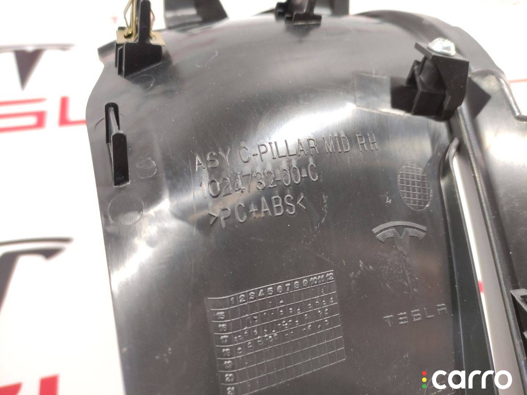 Накладка ремня безопасности стойки С Tesla Model S 2016-2021, 1024732-00-C, фото 2