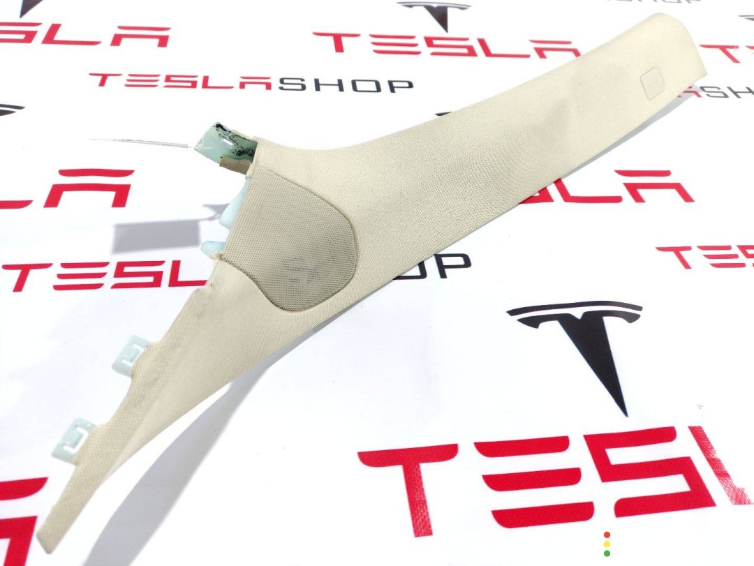 1002485-00-E Накладка стойки А Tesla Model S 2015г. - фото №3