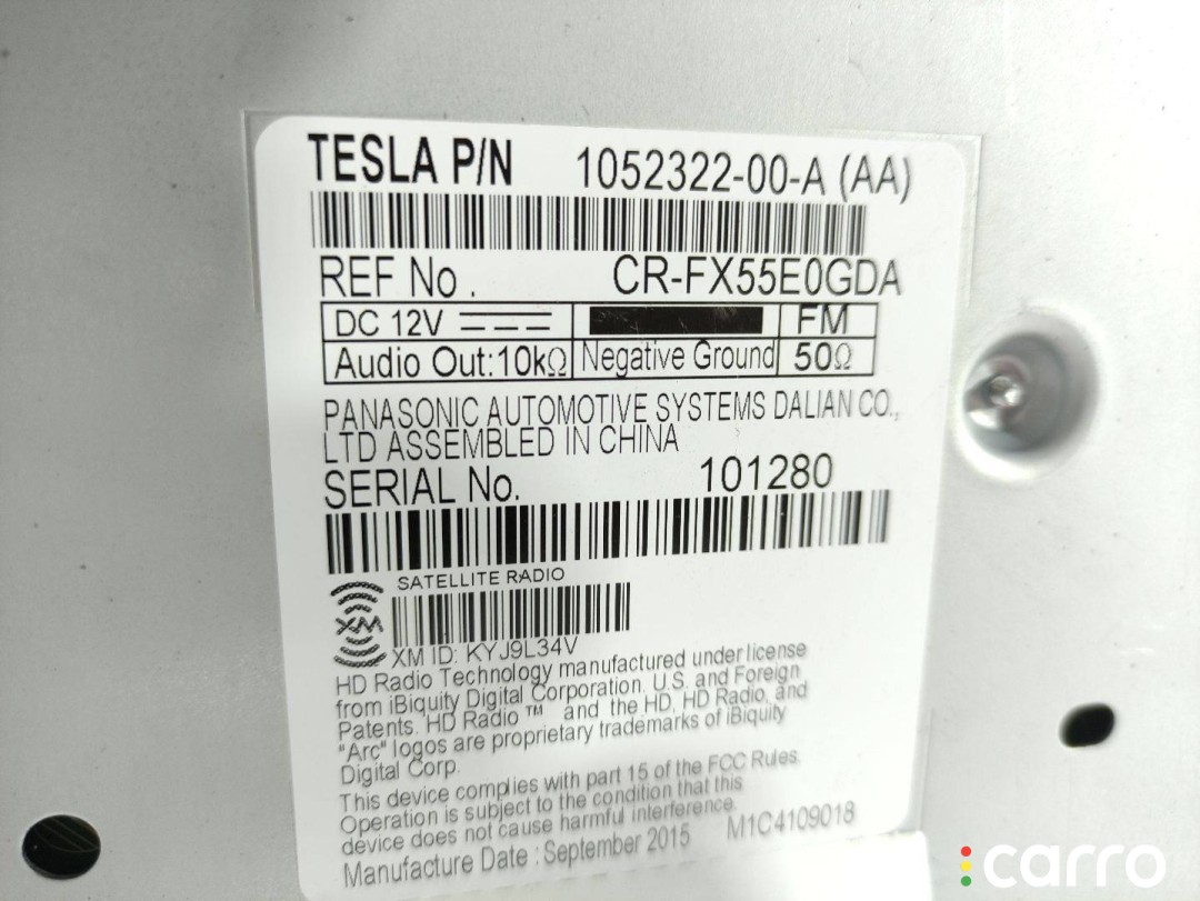 Радио FM/HD/XM Tesla Model X 2015-2021, 1052322-00-A, фото 3