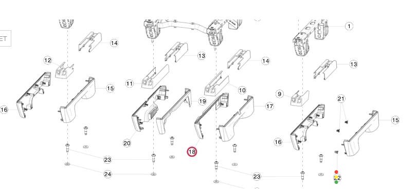 Накладка салазки сидения (водительская) Tesla Model X 2015-2021, 1061627-00-B, фото 4
