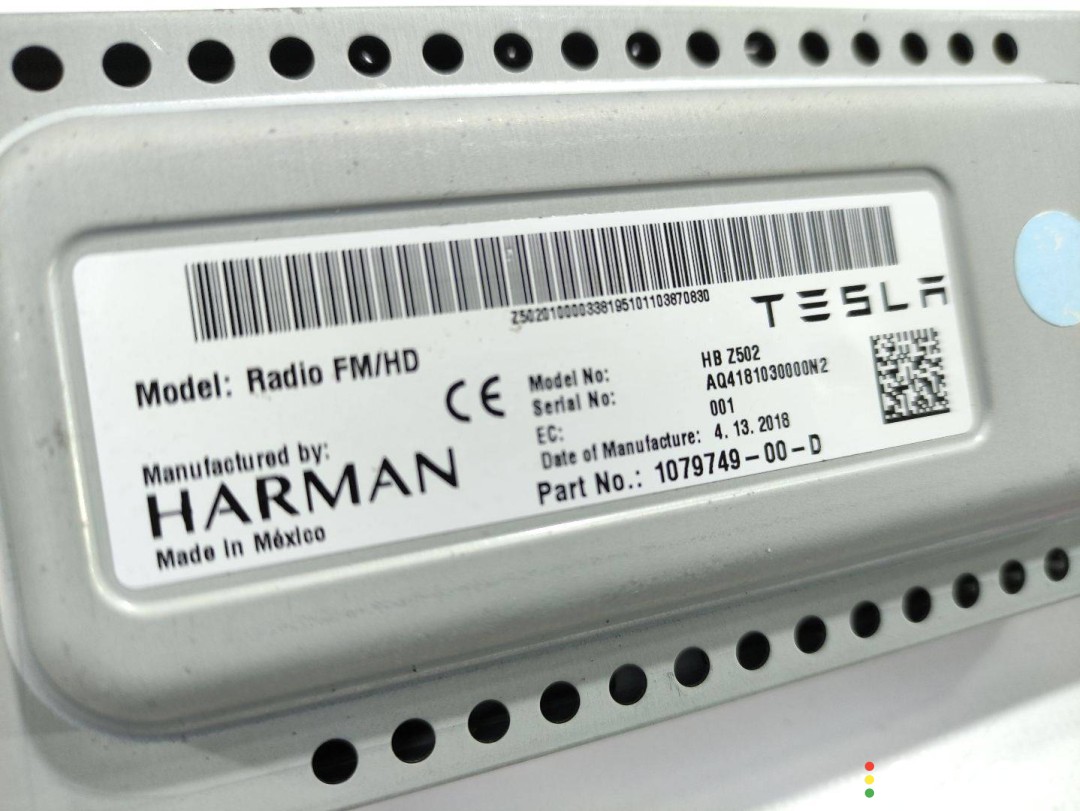 Радио FM/HD/XM Tesla Model 3 2017-2021, 1079749-00-D, фото 2