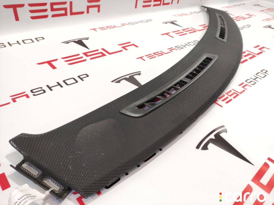 Панель крепления дефлекторов обдува лобового стекла (сетка) Tesla Model S 2012-2016, 6007510-00-G, фото 2