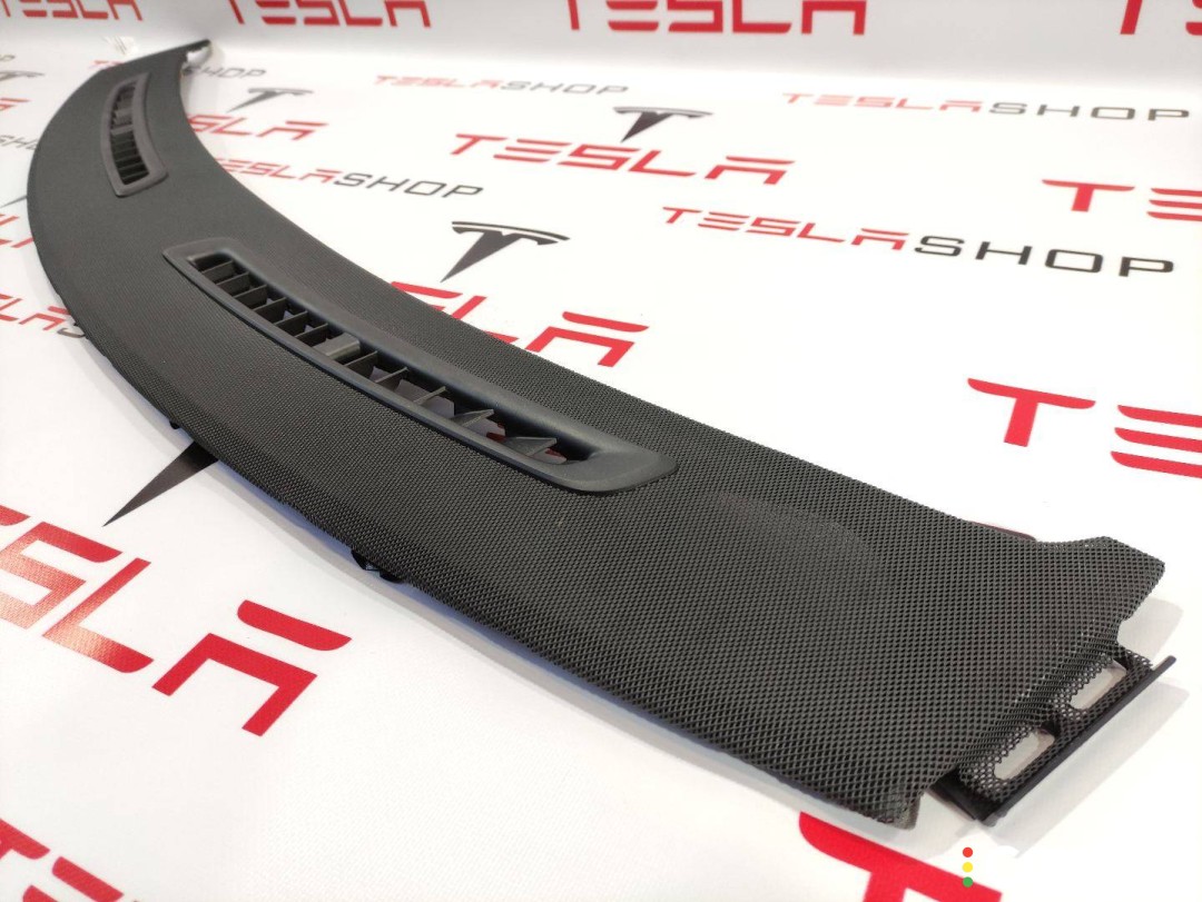 Панель крепления дефлекторов обдува лобового стекла (сетка) Tesla Model S 2012-2016, 6007510-00-G, фото 3