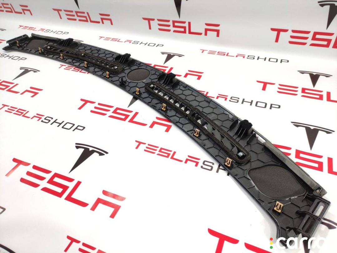 Панель крепления дефлекторов обдува лобового стекла (сетка) Tesla Model S 2012-2016, 6007510-00-G, фото 4