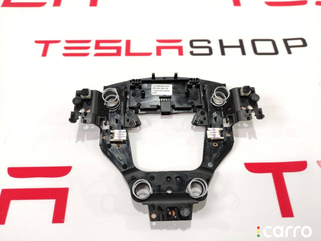 Кронштейн модуля управления подушки безопасности водителя Tesla Model S 2012-2016, 2496493-AA0, фото 1