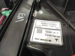 Печка салона (отопитель), ориг. номер 1099999-00-H, Tesla Model 3 2017-2021