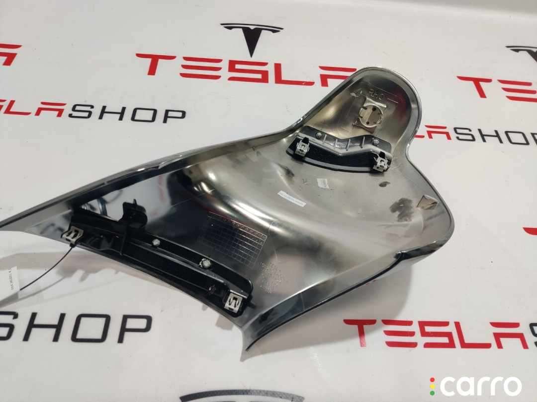 Накладка хромированная 2-го ряда сидения Tesla Model X 2015-2021, 1062971-00-A, фото 3
