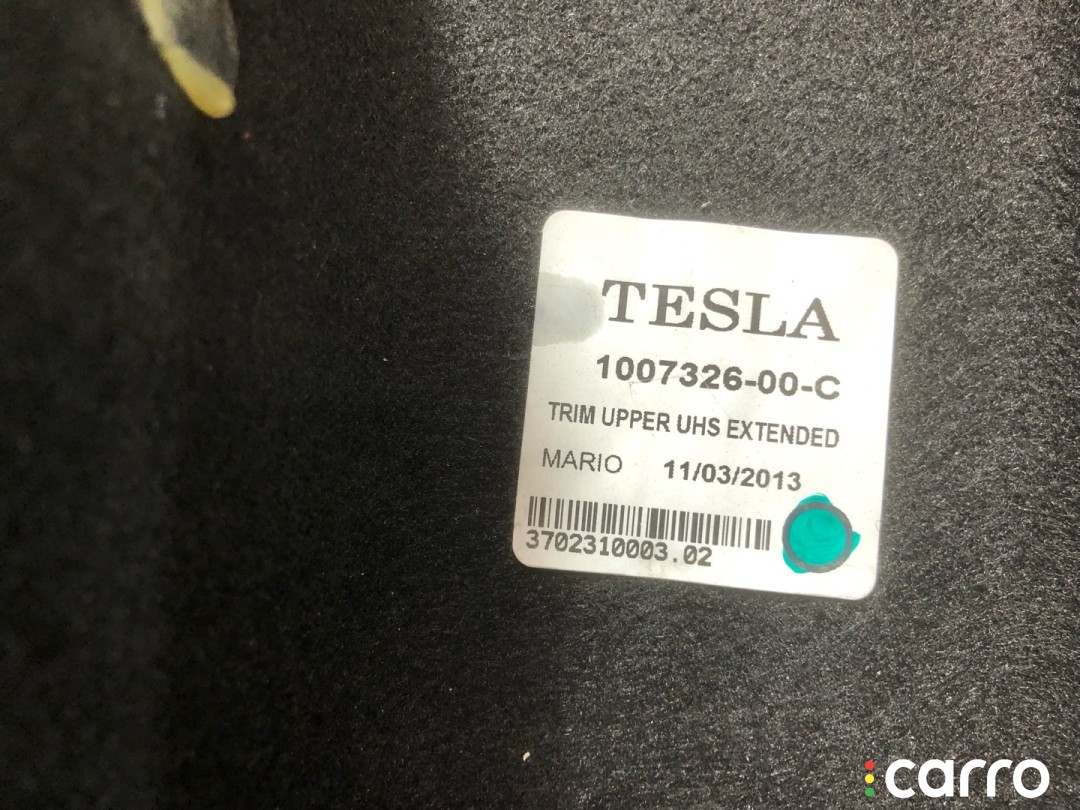 1007326-00-D Обшивка П-образная переднего бокса подкапотного (ковровая) Tesla Model S 2013г. - фото №4
