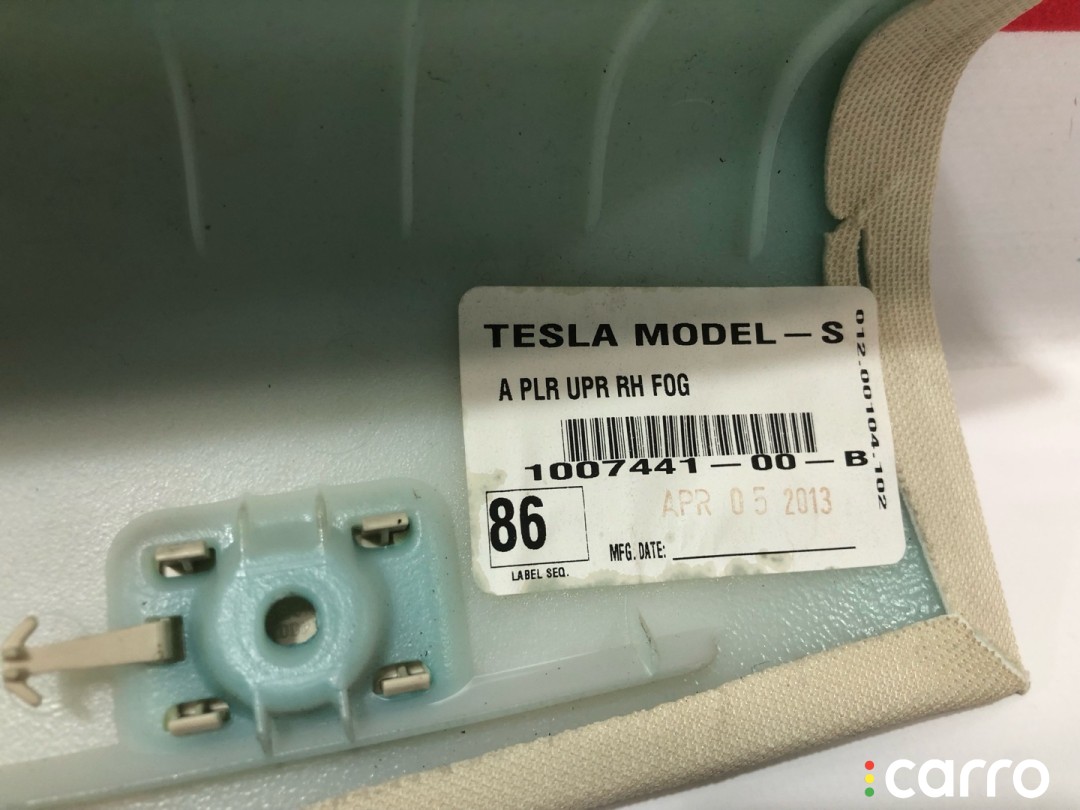 Накладка стойки А Tesla Model S 2012-2016, 100483300A, фото 4