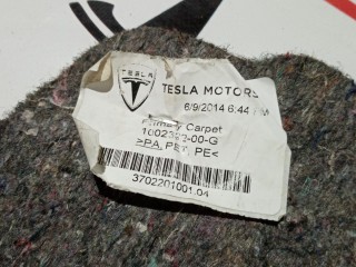 Ковровое покрытие салона, ориг. номер 1002392-00-G, Tesla Model S 2012-2016