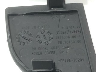 Заглушка обшивки (карты) двери, ориг. номер 1633657-01-F, 1566036-00-A, Tesla Model S 2-й рест 2021-2026