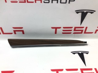 Накладка декоративная обшивки двери, ориг. номер 1588427-01-E, Tesla Model S 2-й рест 2021-2026