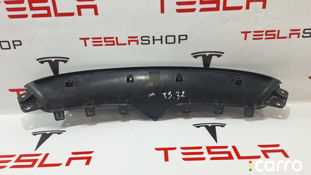 Накладка гриля бампера переднего верхняя Tesla Model X 2015-2021, 104702100E, фото 2