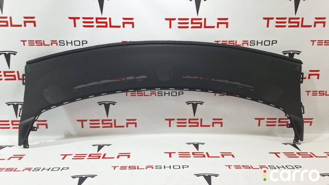 Панель крепления дефлекторов обдува лобового стекла (сетка) Tesla Model X 2015-2021, 1035569-00-H, фото 1