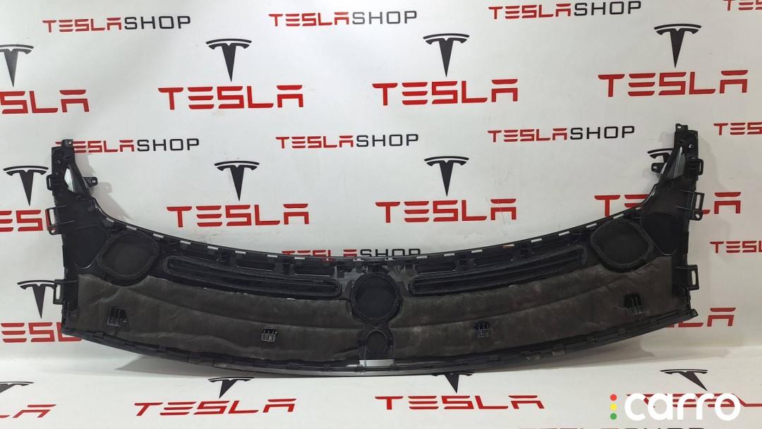 Панель крепления дефлекторов обдува лобового стекла (сетка) Tesla Model X 2015-2021, 1035569-00-H, фото 6