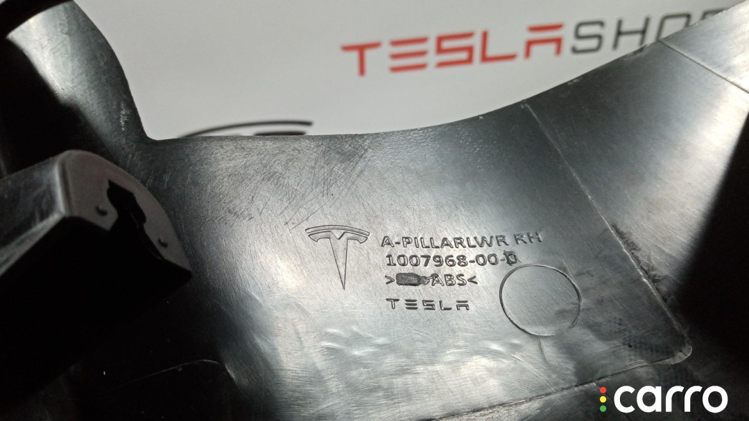 1007968-00-C Накладка стойки А Tesla Model S 2014г. - фото №3