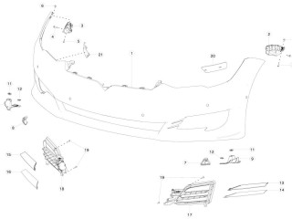Направляющая крыла (ракушка), ориг. номер 109549500A, Tesla Model S 2016-2021
