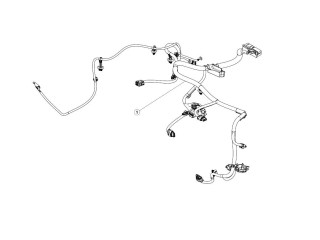 Электропроводка аккумулятора 12V, ориг. номер 1068767-00-F, Tesla Model 3 2017-2021