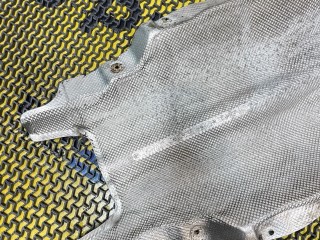 Тепловой экран глушителя, ориг. номер 51487202858, BMW 5 F10/F11/GT F07 2009-2013