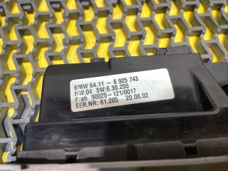 Блок управления печки/климат-контроля, ориг. номер 64116925743, BMW 7 E65/E66 2001-2005