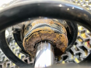стойка амортизатора передняя, ориг. номер 31316772220, BMW 5 E60/E61 2007-2010