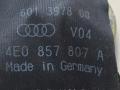4E0857807A Ремень безопасности задний левый Audi A8 D3 (2002-2010) 2003г. - фото №4