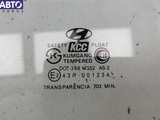 Стекло двери передней левой, Hyundai Terracan 2001-2004
