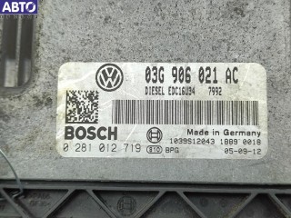 Блок управления двигателем (ДВС), ориг. номер 03G906021AC, 0281012719, Volkswagen Passat B6 2005-2010