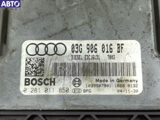 Блок управления двигателем (ДВС), ориг. номер 03G906016BF, 0281011850, Audi A6 C6 (2004-2011)