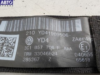 Ремень безопасности передний правый, ориг. номер 3C1857706F, Volkswagen Passat B6 2005-2010