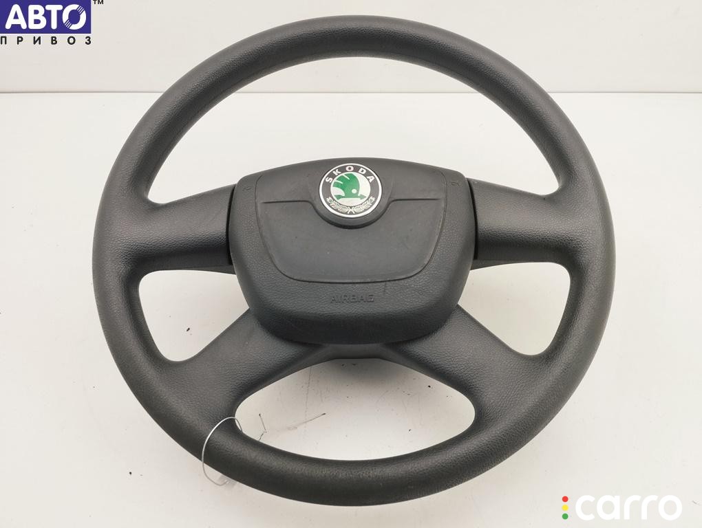 Руль Skoda Fabia mk2 (5J) 2007-2010, левый руль, 3T0419091, фото 1