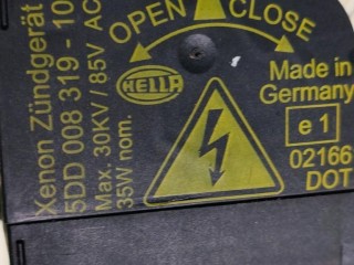 Блок розжига фар (ксенон), ориг. номер 5DD00831910, Opel Astra G 1998-2009