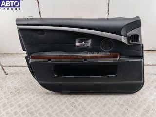 Обшивка двери задней левой (дверная карта) BMW 7 E65/E66 (2001-2008), седан, левый руль, 100014348